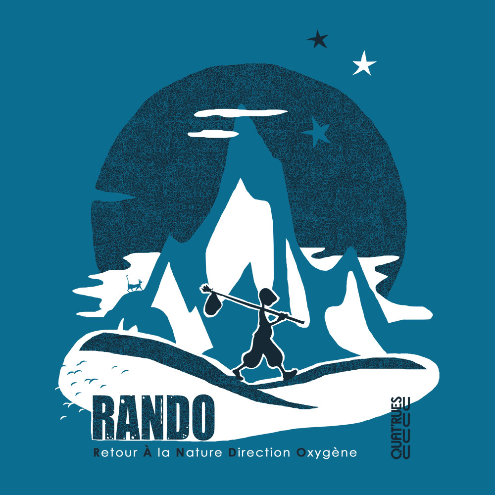 Visuel Rando sur t-shirt bio